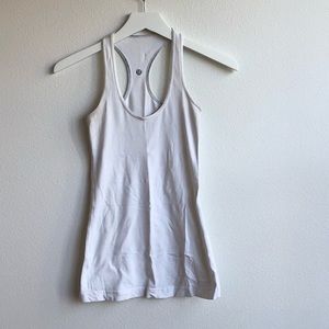 White Lululemon Tank
